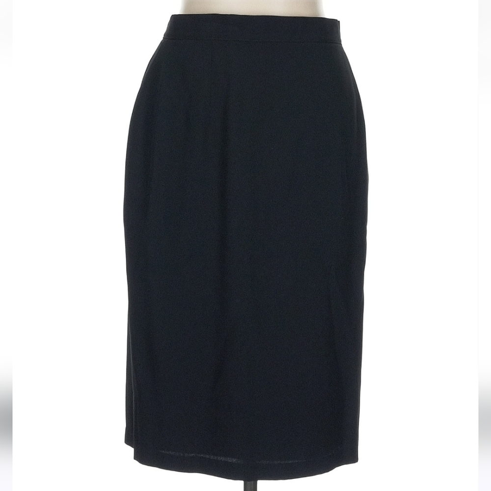Stizzoli Classic Black Pencil Skirt, Made in Italy.  Size 10